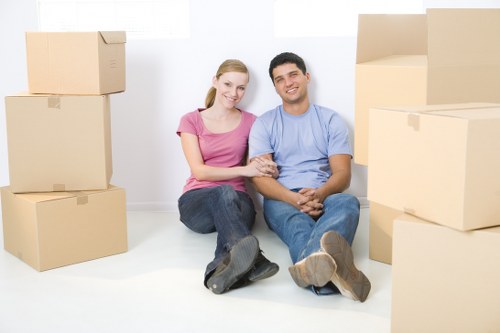 Preparing desks and equipment for an office relocation