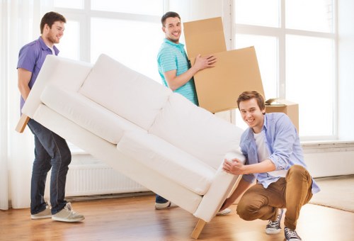 Mover handling access challenges in Kingston upon Thames