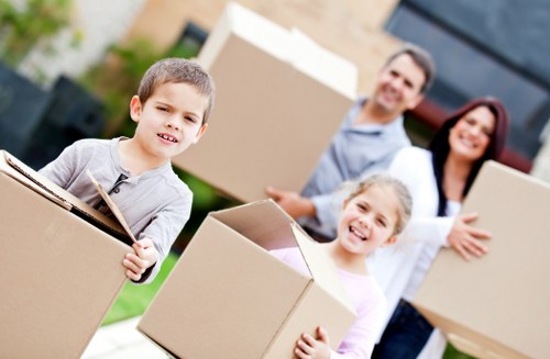 Preparing items for a man with a van booking in Kingston upon Thames